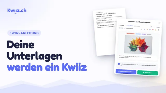 Video: Deine Unterlagen und alten Quiz wiederverwenden